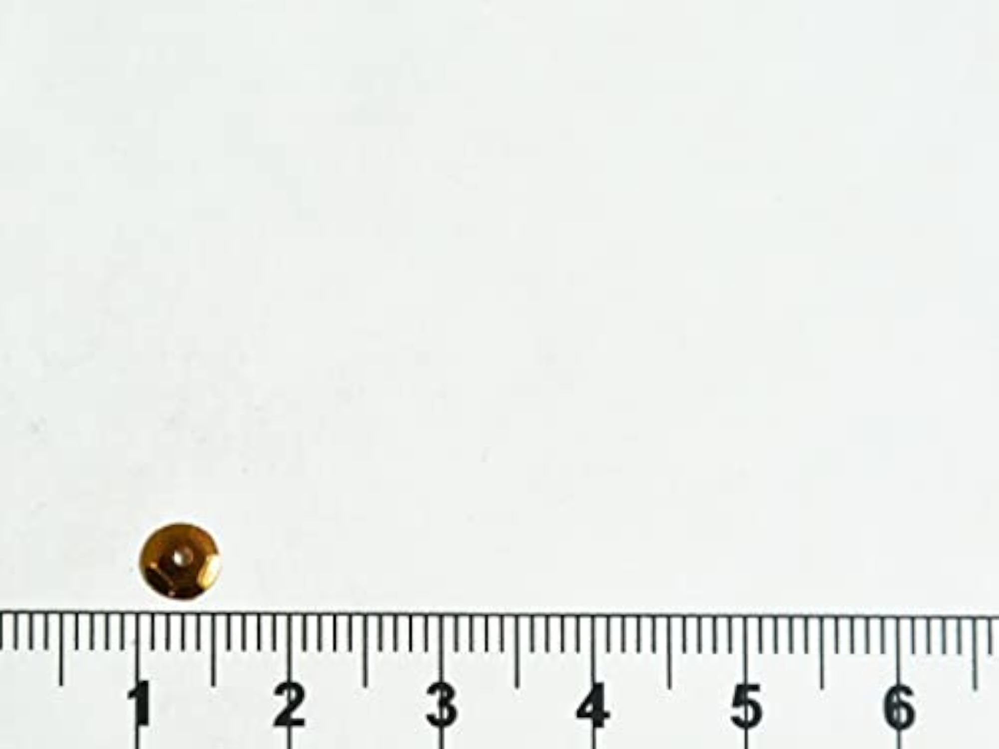 5 mm Golden Copper Metallic Circular Sequins Pack of 250 Grams